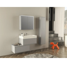 Koupelnová skříňka vysoká Jungborn NOVE šedá 35 x 160 x 20 cm 55787