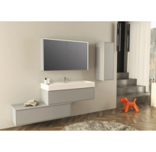 Koupelnová skříňka vysoká Jungborn NOVE šedá 35 x 100 x 35 cm 55791