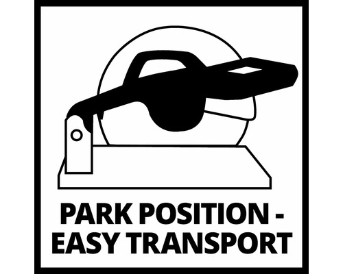 Symbol parkovací polohy pro snadnou přepravu