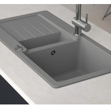 Granitový dřez CENTA Merga 60 435 x 860 mm šedá MERGA 60 LG
