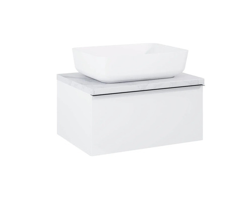 Umyvadlová skříňka s umyvadlem na desku do koupelny