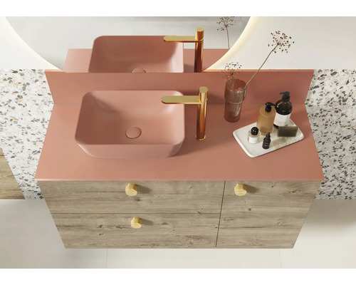 Koupelnové umyvadlo se skříňkou a baterií