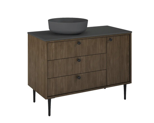 Skříňka pod umyvadlo s umyvadlem na desku do koupelny