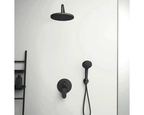 Sprchový set s hlavovou sprchou, ruční sprchou a armaturou