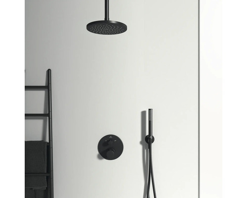 Sprchová armatura s hlavovou sprchou, ruční sprchou a termostatem