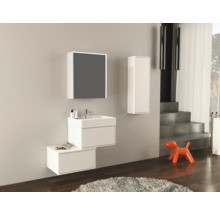 Koupelnová skříňka vysoká Jungborn NOVE bílá 35 x 100 x 20 cm 55794