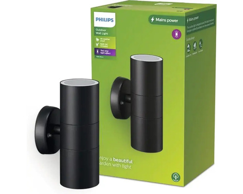 Venkovní nástěnné svítidlo Philips a obal produktu