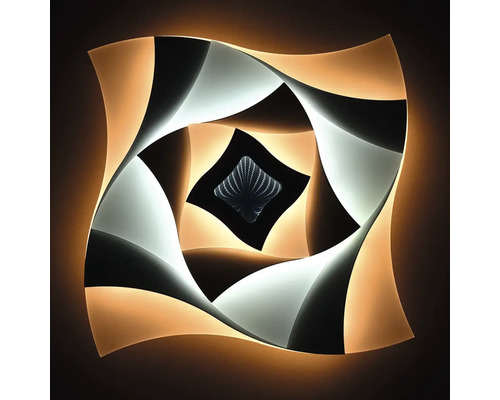 Dekorativní LED nástěnné svítidlo s abstraktním designem