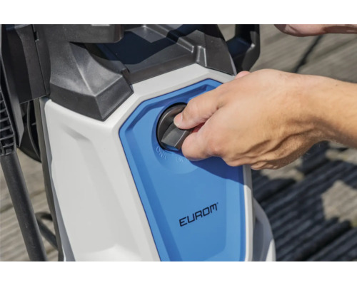 V provozu vysokotlaký čistič Eurom s otočným knoflíkem