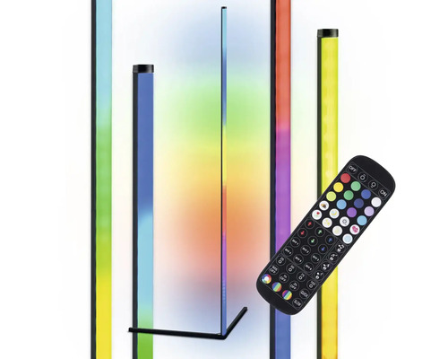 Vícebarevné LED stojací lampy s dálkovým ovládáním