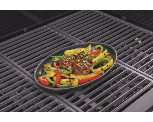 Masové kuličky se zeleninou na grilovací desce