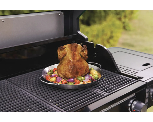 Grilované kuře se zeleninou na grilu