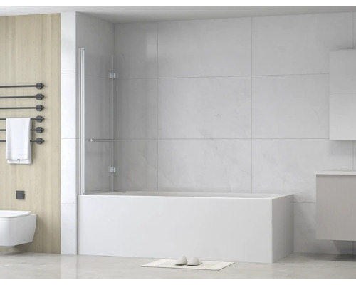 Koupelna s vanou a sprchovou zástěnou