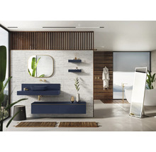 Deska pod umyvadlo bez výřezu Jungborn navy modrá 121 x 46 x 12 cm
