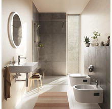 Moderní koupelna se sprchou, umyvadlem, toaletou a bidetem