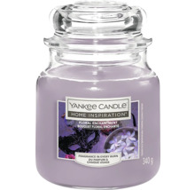 Yankee Candle Home Inspiration vonná svíčka Floral Enchantment se skleněným víčkem, 340 gramů
