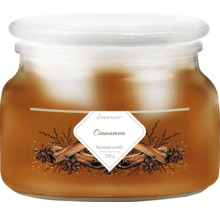 Vonná svíčka skořice ve skleněné nádobě s víčkem, 225 gramů