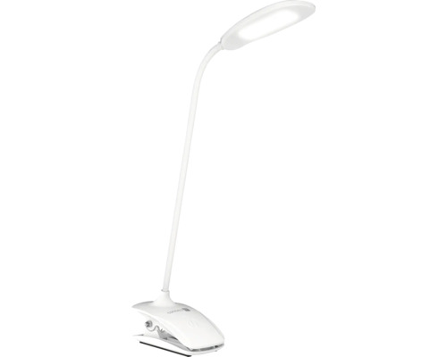 LED stolní lampa CLIP 5 W 170 lm 4000 K bílá s klipem