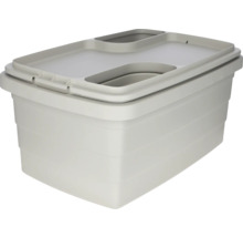 Nádoba na krmivo z plastu s víkem