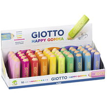 Giotto Happy Gomma gumy v různých barvách v balení