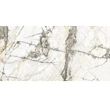 Vzor dlaždic s mramorovým vzhledem a jemnými šedými žilkami