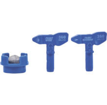 Trysky pro stříkací pistole, široké a úzké provedení