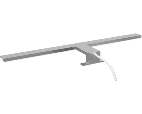 Stříbrné LED zrcadlové svítidlo s kabelem