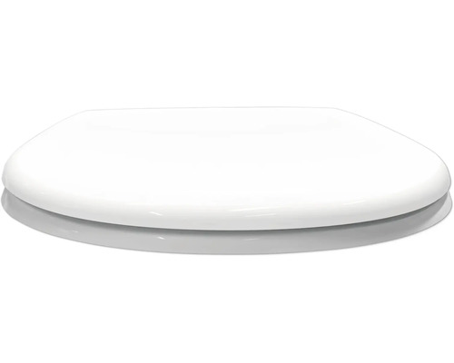 Bílé záchodové prkénko