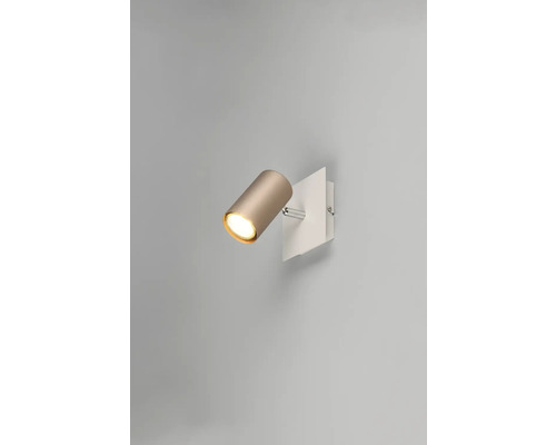 Nástěnné svítidlo s otočným bodovým světlem a čtvercovým držákem