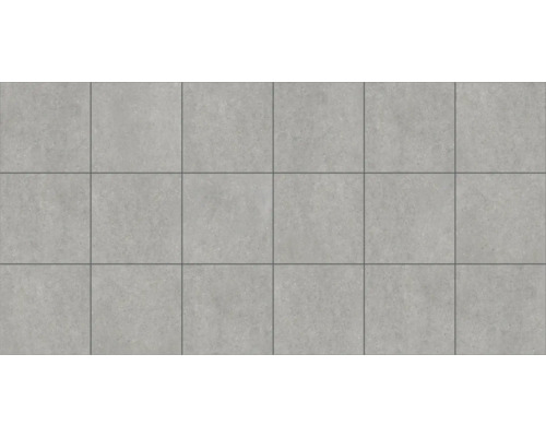 Šedé terasové desky položené čtvercově