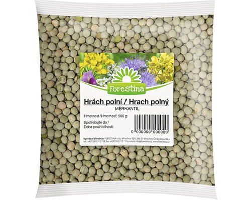 Polní hrách v 500gramovém balení