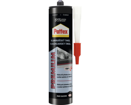 Pattex kamnářský tmel černý 280g Pattex kamnářský tmel černý 280g