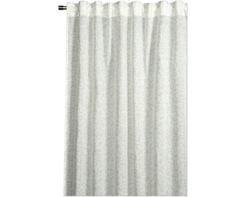 Záclona s květinovým vzorem