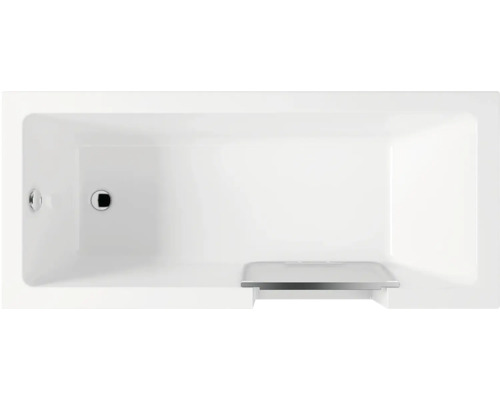 Obdélníková vana s odtokem a přepadem