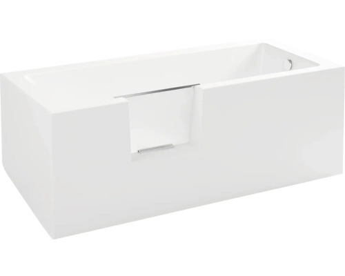 Obdélníková vana s vanovými dvířky pro bezbariérový přístup