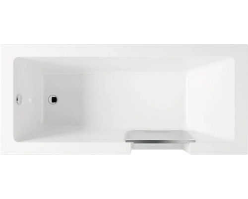 Pohled shora na obdélníkovou vanu