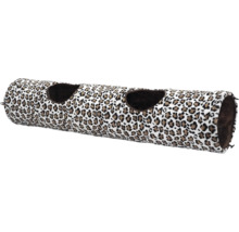 Tunel pro kočky s leopardím vzorem a třemi otvory