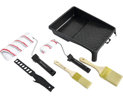 Sada válečků na barvu s vaničkou na barvu, válečky a váleček na barvu