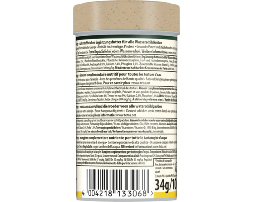 Doplňkové krmivo pro vodní želvy, 34 gramové balení