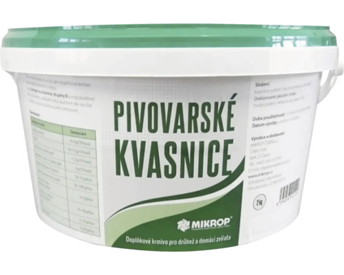 Pivovarské kvasnice sypané 2 kg