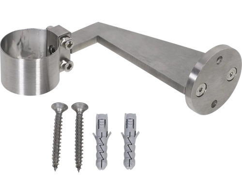 Držák nerezového zábradlí se šrouby a hmoždinkami