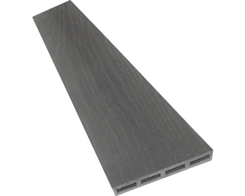 Plotovka WPC Country Light Grey 15x120x1500 mm Šedé WPC terasové prkno s dřevěným vzhledem