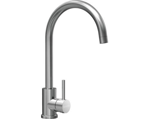 Kuchyňská baterie z kovu s vysokým výtokem