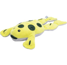 Žlutá plyšová hračka Axolotl s tmavými akcenty