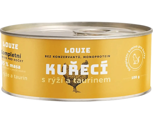 Konzerva pro kočky LOUIE kuřecí 100 g