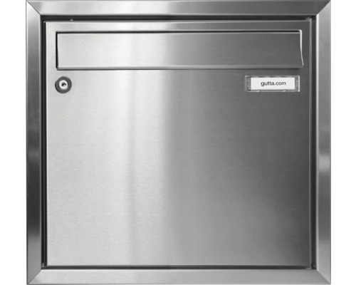 Nerezová poštovní schránka se zámkem a vhazovacím otvorem