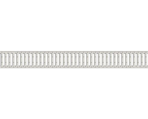 Kovový odvodňovací žlab s drážkami