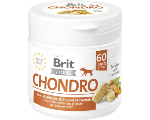Pamlsky pro psy Brit Care Vitamins Chondro 60 ks Brit Chondro tablety pro psy, 60 kusů
