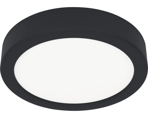 LED stropní svítidlo Eglo Fueva 6 CCT IP44 7,5 W 1000 lm 2700-6500 K ø 16,5 černé Kulaté stropní svítidlo