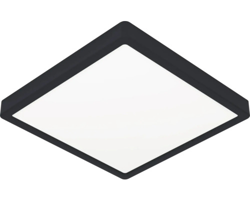 LED panel Eglo Fueva 6 CCT IP44 13 W 2100 lm 2700-6500 K 29 x 29 cm černý Čtvercové stropní svítidlo